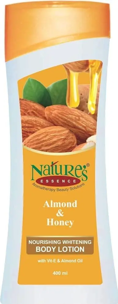 Natures  Beauty Solutions Almond & Honey NOURISHING WHITENING BODY LOTION with Vit-E & Almond Oil 400 ml