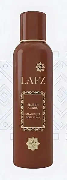 LAFZ SHEIKH ALAUD X NO ALCOHOL BODY SPRAY 200 حلال Certified
