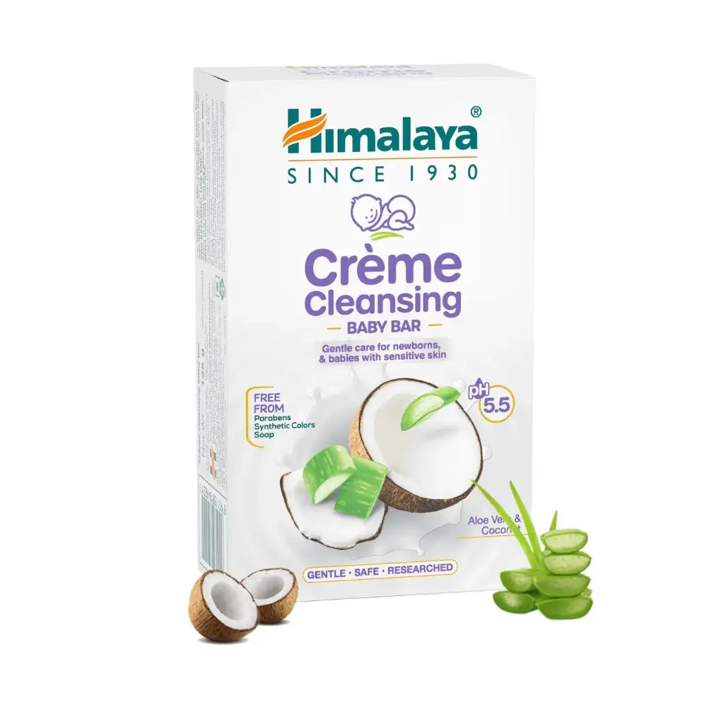 Himalaya SINCE 1930 FREE FROM 5.5 Crème Cleansing BABY BAR 