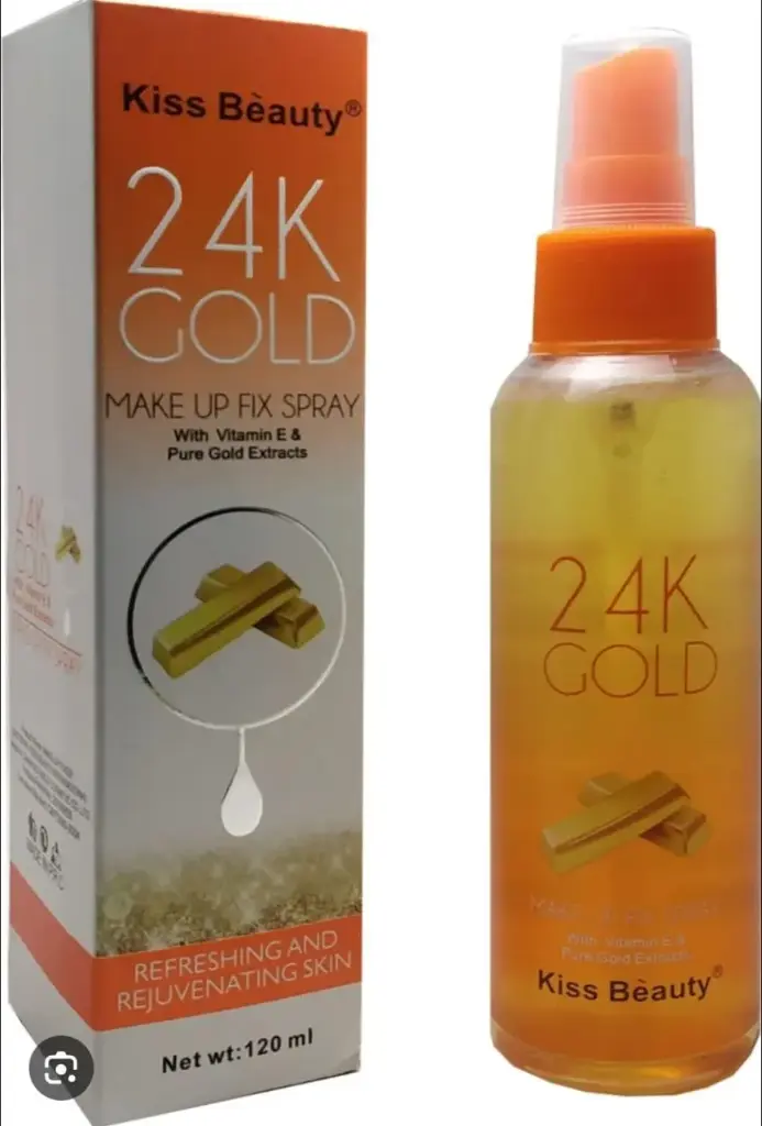 Kiss Beauty® 24K GOLD MAKE UP FIX SPRAY 