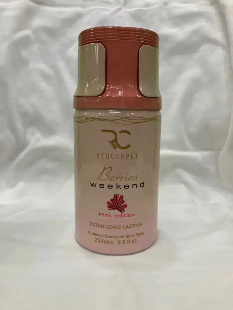 RC REDCARPET Berries weekend 业 Pink body spray
