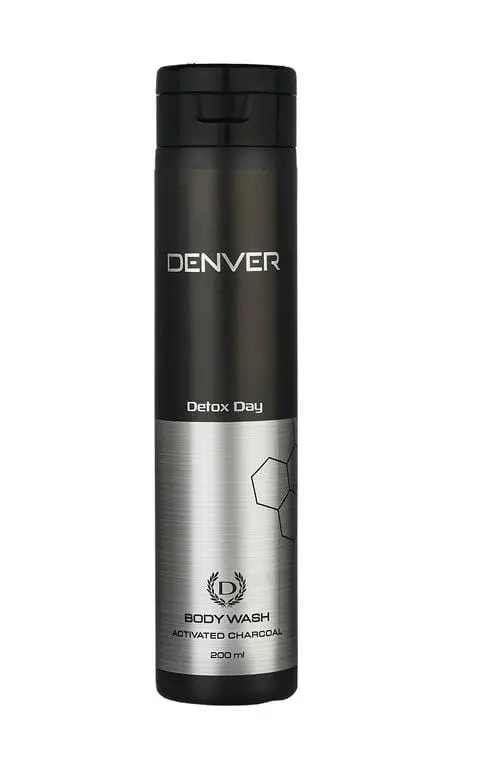 DENVER Detox Day BODY WASH ACTIVATED CHARCOAL 200 ml