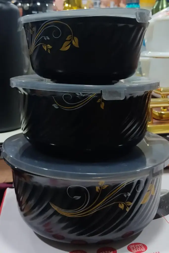 3 peice air tight container bowls