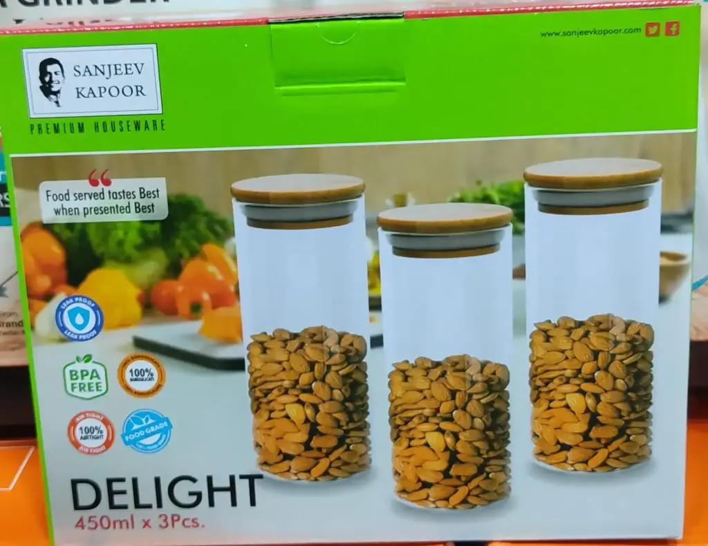 Sanjeev kapoor delight glassware Borosilicate delight round  3 pieces set