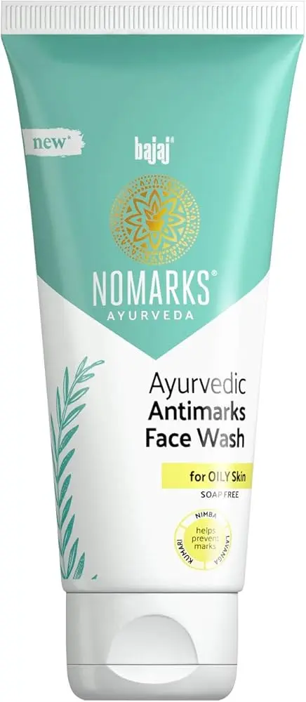 bajaj NOMARKS HERBAL BASED Antimarks Face Wash for OILY Skin