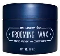 MATTE MEDIUM HOLD GROOMING WAX. STATIC PREVENTION CONDITIONER