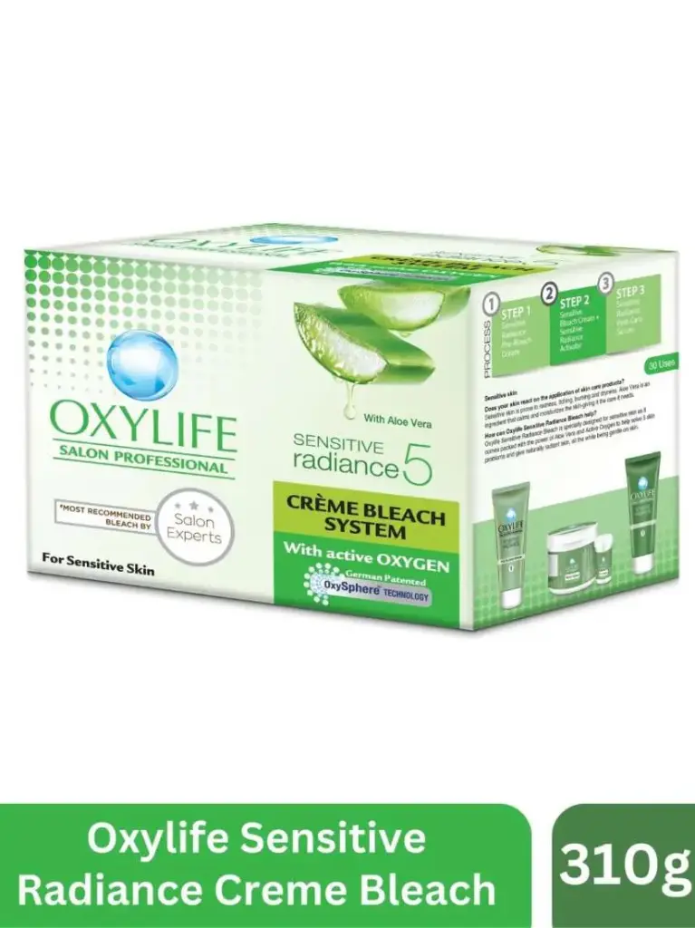 Oxylife Sensitive Radiance 5 Crème Bleach & Oxygen Professional