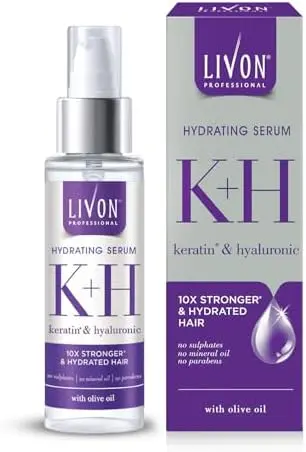 LIVON PROFESSIONAL HYDRATING SERUM KH keratin & hyaluronic 10X STRONGER