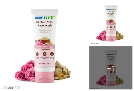 [55] Mamaearth Multani Mitti & Bulgarian Rose For Oil Control & Acne 