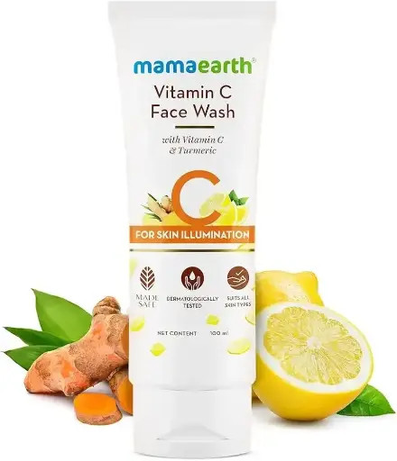 [57] Mama earth vitamin C face wash for skin illumination