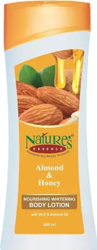 [60] Natures  Beauty Solutions Almond & Honey NOURISHING WHITENING BODY LOTION with Vit-E & Almond Oil 400 ml