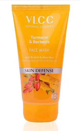 [98] VLCC Turmeric & Berberis FACE WASH with Brahmi & Aloe Vera 