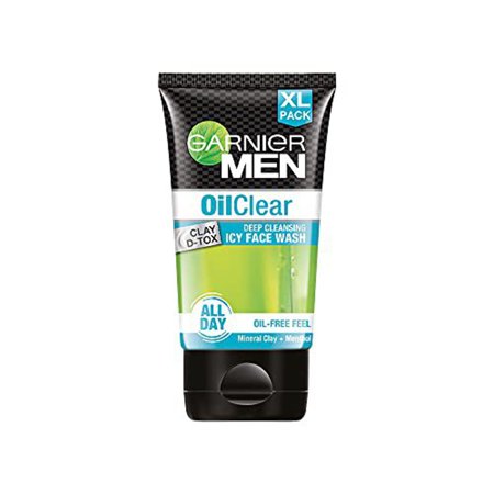 [101] GARNIER MEN OilClear CLAY D-TOX DEEP CLEANSING ICY FACE WASH 