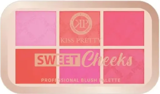 [125] KISS PRETTY SWEET Cheeks  PROFESSIONAL BLUSHPALETTE