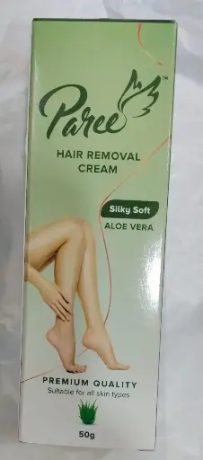 [133] Pareey hair removal cream silky soft aloe vera 50g