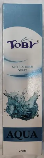 [149] TOBY AIR FRESHENER SPRAY  AQUA  270ML