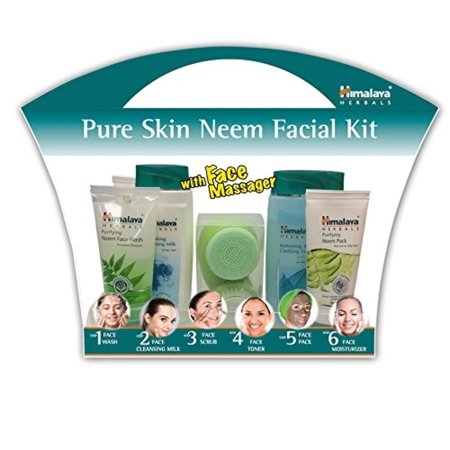 [155] Pure Skin Neem Facial Kit Himalaya with Face Massageraro Hanolava