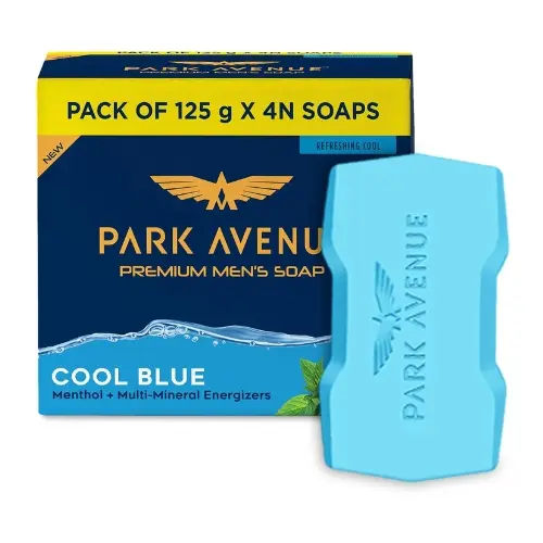 [169] PACK OF 125 g X 4N SOAPS REFRESHING COOL ® PARK AVENUE PREMIUM MEN'S SOAP