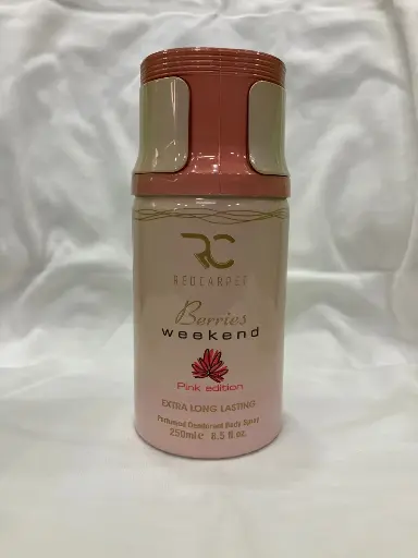 [182] RC REDCARPET Berries weekend 业 Pink body spray