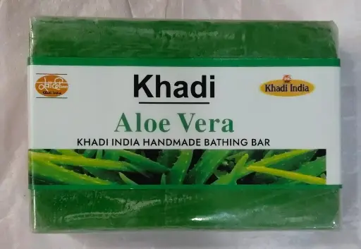 [218] Khadi Khadi India Aloe Vera KHADI INDIA HANDMADE BATHING BAR