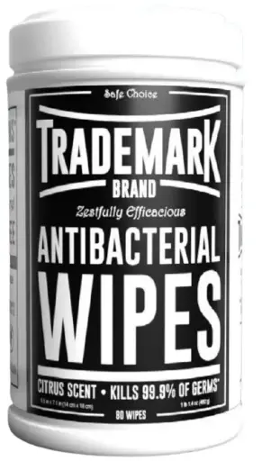 [222] Safe Choice trade mark • KILLS 99.9% OF GERMS 5571 in (14 cm x 18 cm) 80 WIPES 15 oz (425 g)