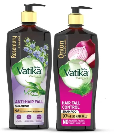 [11] Dabur Vatika Onion Hair Fall Control Shampoo -