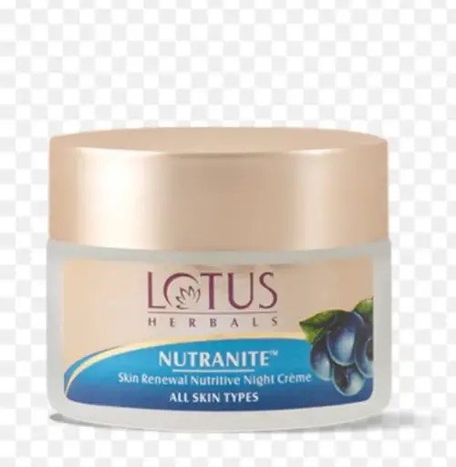 [408] LOTUS HERRAIS NUTRANITE Skin Renewal Nutritive Night Crepe ALL SKIN TYPES