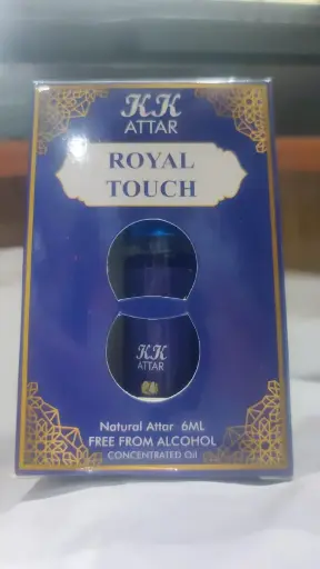 [416] KK ATTAR ROYAL TOUCH Natural Attar 6ML FREE FROM ALCOHOL CONCENTRATED Oil
