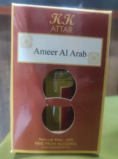 [417] KK ATTAR Ameer Al Arab Natural Attar 6ML FREE FROM ALCOHOL CONCENTRATED Oil