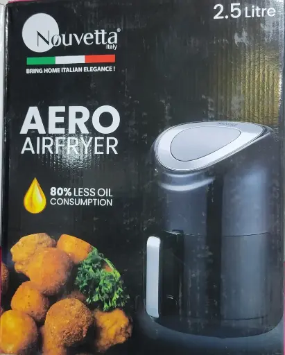 Nouvetta air fryer  Capacity 2.5 ltr