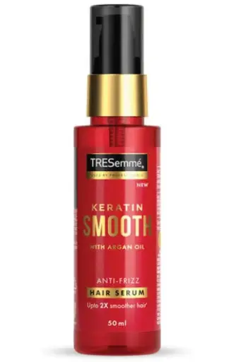 [920] TRESemmé, USED BY PROFESIONALS KERATIN SMOOTH ARGAN OIL 2X SMOOTHER HAIR ANTI-FRIZZ PROFESSIONAL HAIR CERUT 50 ml