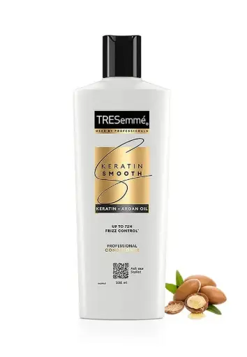 [925] TRESemméUSEDBYPROFESSIONALSKERATIN SMOOTH MetrKERATIN + ARGAN OIL UP TO 72H FRIZZ CONTROLPROFESSIONAL CONDITIONER