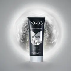 [14] Pond's Pure Detox Anti Pollution + Purity Face Wash With Activated Charcoal - 100g