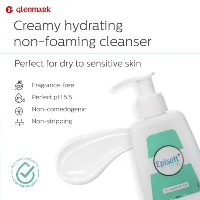 [19] Episoft Cleansing Lotion pH 5.5 Facewash for Sensitive Skin 250ml