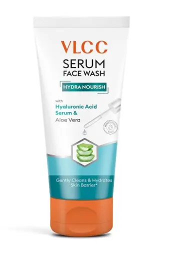 [7656] VLCC SERUM FACE WASH HYDRA NOURISHEPS CHECKwithHyaluronic Acid Serum &Aloe VeraAUGently Cleans Hydrates