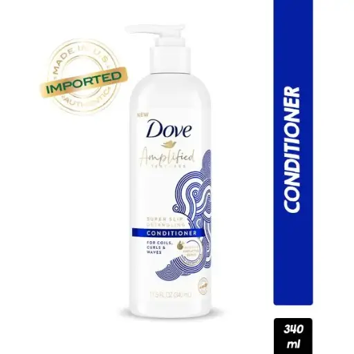 [963] Dove Amplified Super Slip Detangling Conditioner For Frizzy Hair (340ml)