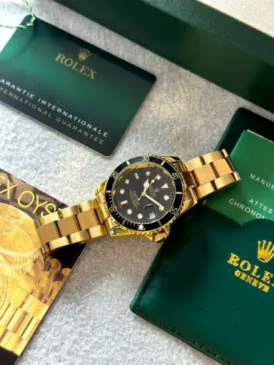 [6004] ROLEX SUBARMARINER GOLD MENS WATCH...