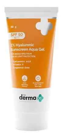 [40] Derma co 1% hyaluronic sunscreen acua gel 