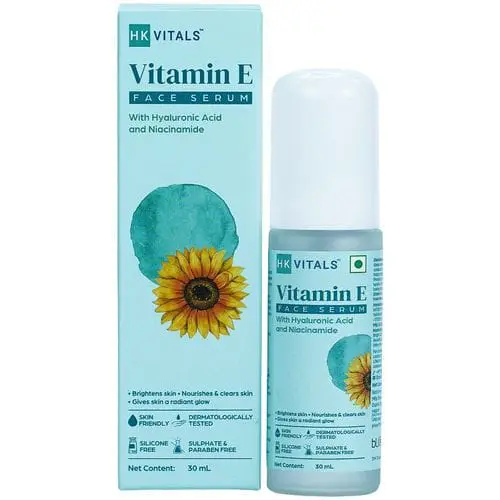 [44] HK VITALS Vitamin E FACE SERUM With Hyaluronic Acid and Niacinamide